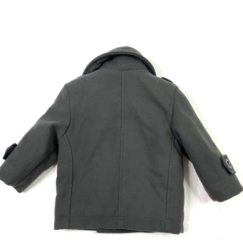 London Fog Gray Pea Coat - Picture 5 of 6